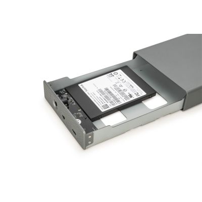 4. Digitus Obudowa dysku twardego USB 3.0, 3,5", SATA, 16 TB, aluminium