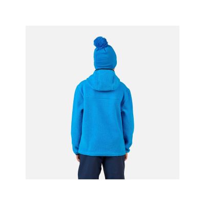 3. Bluza dziecięca ROSSIGNOL JR ALLTRACK ANORAK FLEECE niebieska