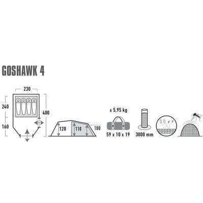 28. Namiot High Peak Goshawk 4 10307