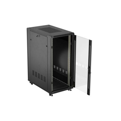 4. LANBERG SZAFA STOJĄCA RACK 19" 27U 600X1000 CZARNA