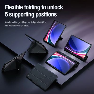 8. Etui Nillkin Bumper Leather Case Pro na Samsung Galaxy Tab S9+ - czarne