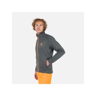9. Bluza Rossignol Blackside Fleece Fz szary