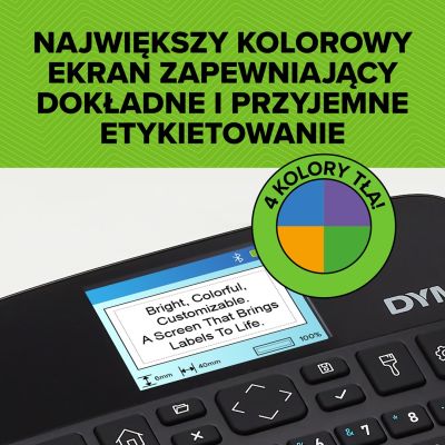 14. DYMO LabelManager 640CB 6/9/12/19/24mm D1 Taśma Qwerty