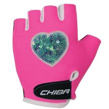 CHIBA rękawiczki COOL KIDS różowe serce XS