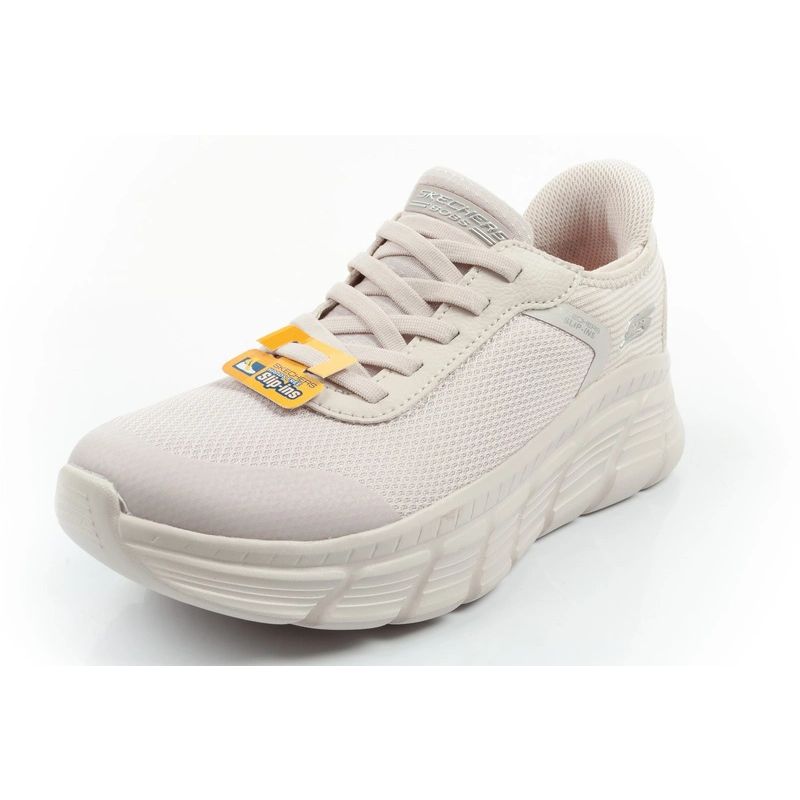 3. Skechers buty damskie sportowe Bobs B Flex SLIP-INS ecru wygodne