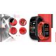 4. Smartwatch GIEWONT Czarno Czerwony 2 Paski GW200-1