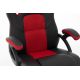 10. Raptor Gaming 437764 fotel do gry Fotel dla gracza Obite siedzisko Czarny, Czerwony
