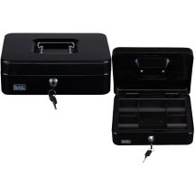 KASETKA METALOWA NA PIENIĄDZE DOKUMENTY 25x8,5x18CM BLACK + DECKER