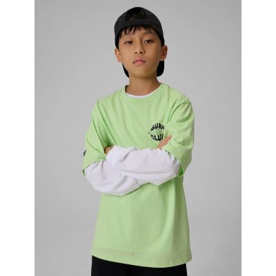 T-shirt bawełniany chłopięcy 4F 4FJRSS26TTSHM3905-45S