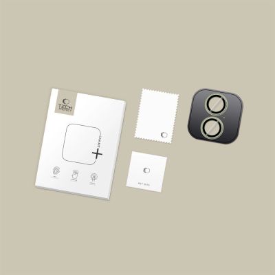 7. Osłona aparatu Tech-Protect Camring Fit+na iPhone 17 - zielona