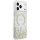 4. Etui Guess Resin Bottom Glitter MagSafe na iPhone 18 Pro Max / 17 Pro Max - złote