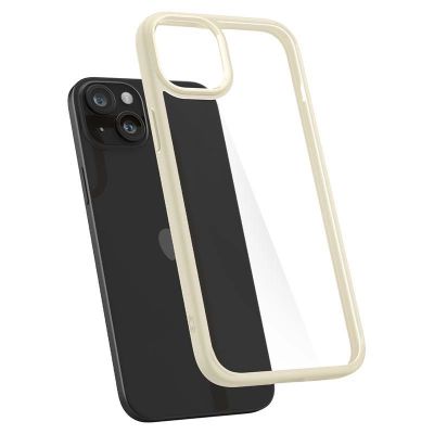 12. Etui Spigen Ultra Hybrid na iPhone 15 Plus - beżowe