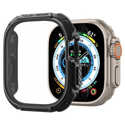 4. Etui Spigen Tough Armor na Apple Watch Ultra 49 mm - czarne