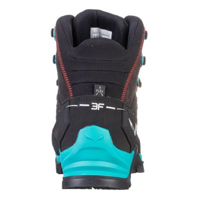 3. Salewa MTN Trainer Mid GTX Damski Dorosły Czarny, Niebieski