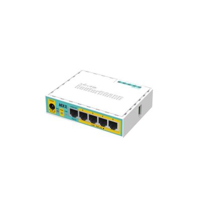 6. Mikrotik hEX PoE lite ruter Fast Ethernet Biały