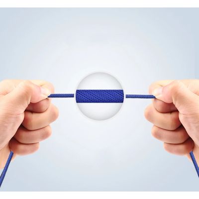14. Baseus Yiven kabel przewód w materiałowym oplocie USB / Lightning 1,8M czarny (CALYW-A01)