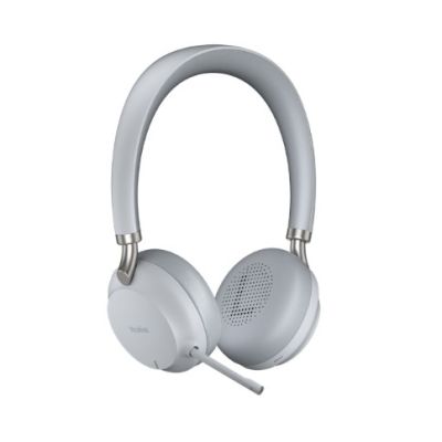 2. Yealink BH72 Słuchawki Przewodowe i Bezprzewodowe z pałąkiem/ Muzyka USB Type-A Stacja ładująca Bluetooth Jasnoszary (1208615)