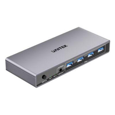 3. Unitek Przełącznik KVM 8K@60Hz USB 3.0 5Gbps DP