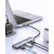 2. Adapter USB Equip 133499 6w1 USB 3.2 Gen 2 (3.1 Gen 2) Type-C Szary