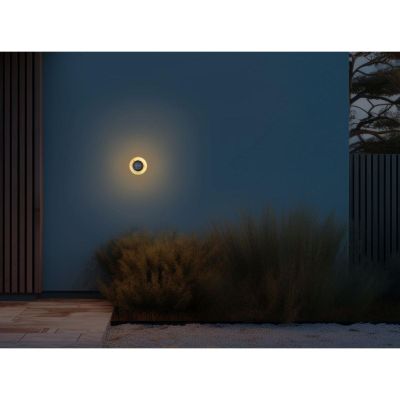 18. LAMPA SOLARNA DYSKOWA 28 LED DO WBICIA W GRUNT LUB MONTAŻU NA ŚCIANIE