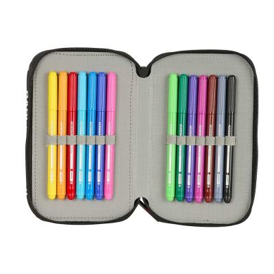 4. FC Barcelona piórnik z wyposażeniem triple filled pencil case 37 PCS 412625857