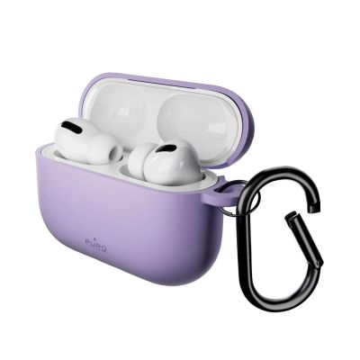 2. Etui Puro Icon na AirPods Pro 3 - fioletowe