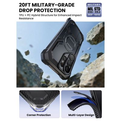 6. Etui Supcase iBlason ArmorBox Clip Mag MagSafe na Samsung Galaxy S26 Ultra - czarne