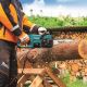 4. Piła łańcuchowa Makita DUC307ZX3 18 W Czarny, Niebieski