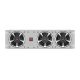 3. LANBERG PANEL WENTYLACYJNY PIONOWY 3U 19" DO SZAF RACK TRZY WENTYLATORY 230V SZARY