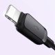 8. Kabel Joyroom Multi-Color Series A14 Lightning / USB-A 2.4A 1.2 m - czarny