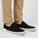 6. Półbuty męskie trampki slip on czarne Filippo MTN7792