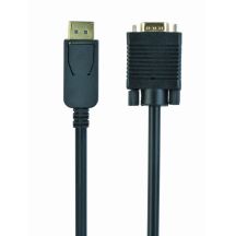 Kabel GEMBIRD CCP-DPM-VGAM-6 (D-Sub (VGA) M - DisplayPort M; 1,8m; kolor czarny)