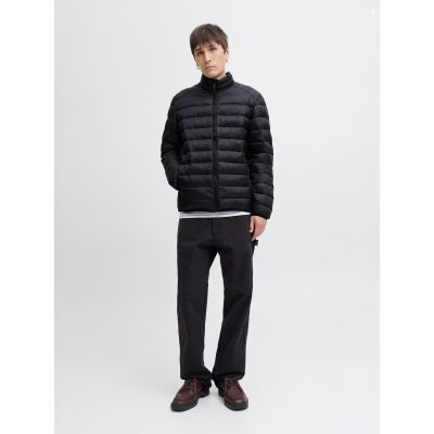 3. Jack&Jones męska kurtka puchowa JJEBRADLEY LIGHT PUFFER COLLAR NOOS 12280971 BLACK