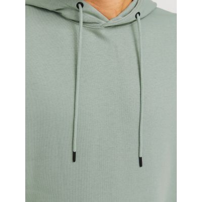 5. Jack&Jones męska bluza z kapturem JJESTAR BASIC SWEAT HOOD NOOS 12208157 ICEBERG GREEN