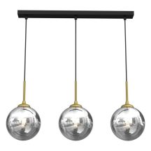 PENDANT LIGHT BURSA 3XE14 LINE BL/GOLD
