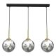 PENDANT LIGHT BURSA 3XE14 LINE BL/GOLD
