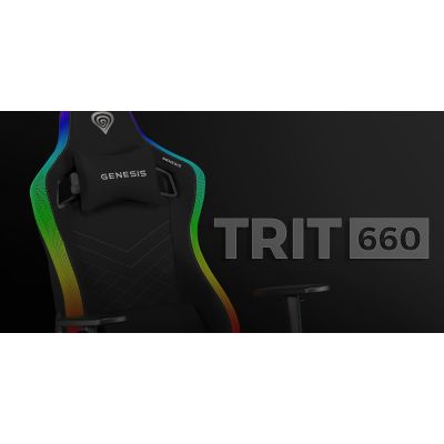 12. Fotel do gry GENESIS NFG-2247 - fotel dla gracza z obitym siedziskiem