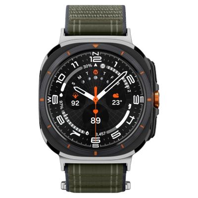 3. Pasek Spigen WBF0 na Samsung Galaxy Watch Ultra 47 mm - zielony