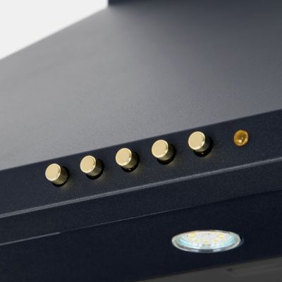 4. Okap AKPO WK-4 CLASSIC GOLD 60 CZARNY