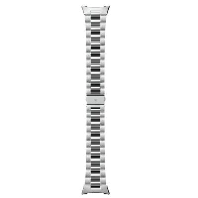 7. Pasek Spigen Modern Fit Band na Samsung Galaxy Watch 40 / 44 / 46 mm - srebrny