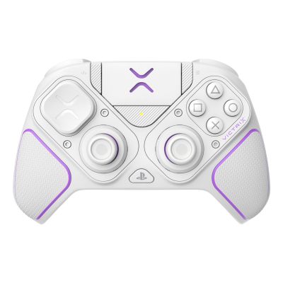 PDP 052-002-WH kontroler gier Fioletowy, Biały RF/USB Gamepad Analogowa/Cyfrowa PC, PlayStation 4, PlayStation 5