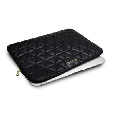 4. Pokrowiec Guess Quilted na laptopa 13" - czarny