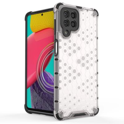 2. Honeycomb etui pancerny pokrowiec z żelową ramką Samsung Galaxy M53 5G przezroczysty