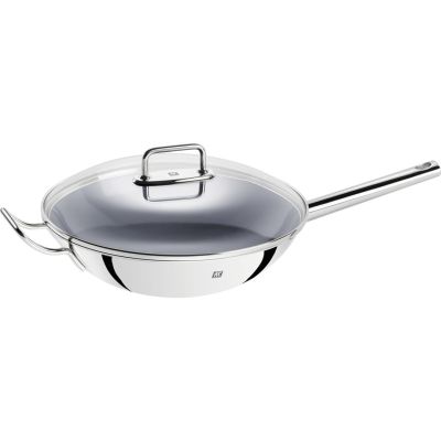 11. Patelnia wok z pokrywką ZWILLING Plus 40992-032-0 32 cm