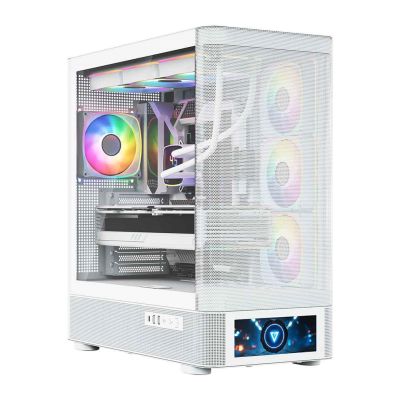 3. MODECOM OBUDOWA VOLCANO AQ 500 ARGB MIDI BIAŁA
