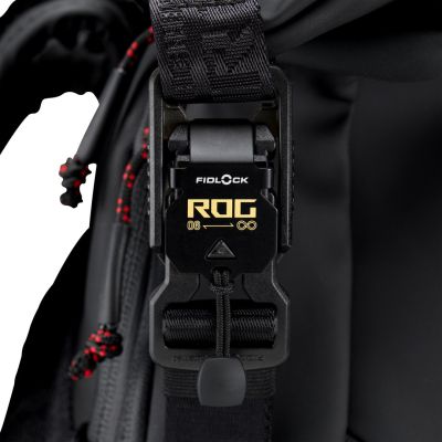 18. ASUS ROG SLASH Backpack Edition 20 plecak Plecak rolowany Czarny Poliester, Skóra woskowana (Pull Up)