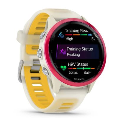 3. Zegarek Garmin Forerunner 570 42mm Bone/Raspberry Aluminium
