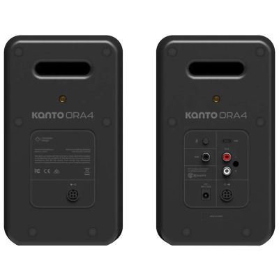2. Kanto Audio ORA4 – Głośniki referencyjne 140W USB-C / Bluetooth – Black (Para)