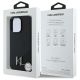 8. Etui Karl Lagerfeld Silicone Shadow Metal Initial MagSafe na iPhone 16 Pro - czarne