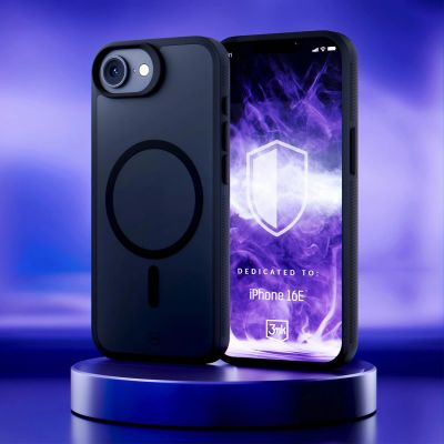 13. Etui 3mk Smoke MagCase na Apple iPhone SE4/16E - czarny mat